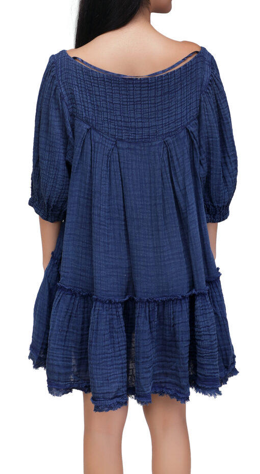 Cotton Flared Navy Dress Box of 50 pcs @ US$160 - Image 3