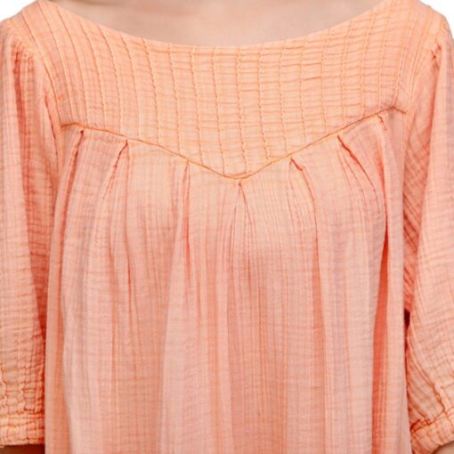 Cotton Flared Apricot Dress – Box of 25 pcs @ US$80 - Image 4