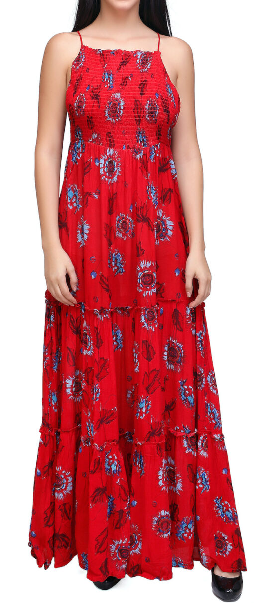 Beach Maxi Dress Crimson – Box of 20 pcs - Image 5